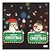 Produktbild CJWDXYX Weihnachten Wand Aufkleber Glastür Aufkleber Urlaub Dekorationen Neujahr Selbstklebend DIY Fenster Aufkleber Abnehmbare PVC Kein Leim Statische Aufkleber