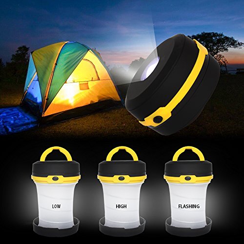 4er Camping Laterne, LT Nichalo 30LM Tragbare Notfall Wasserdicht Camping Licht Taschenlampe - 3