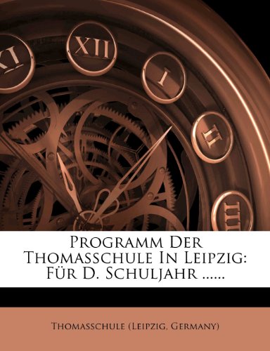 Programm der Thomasschule in Leipzig