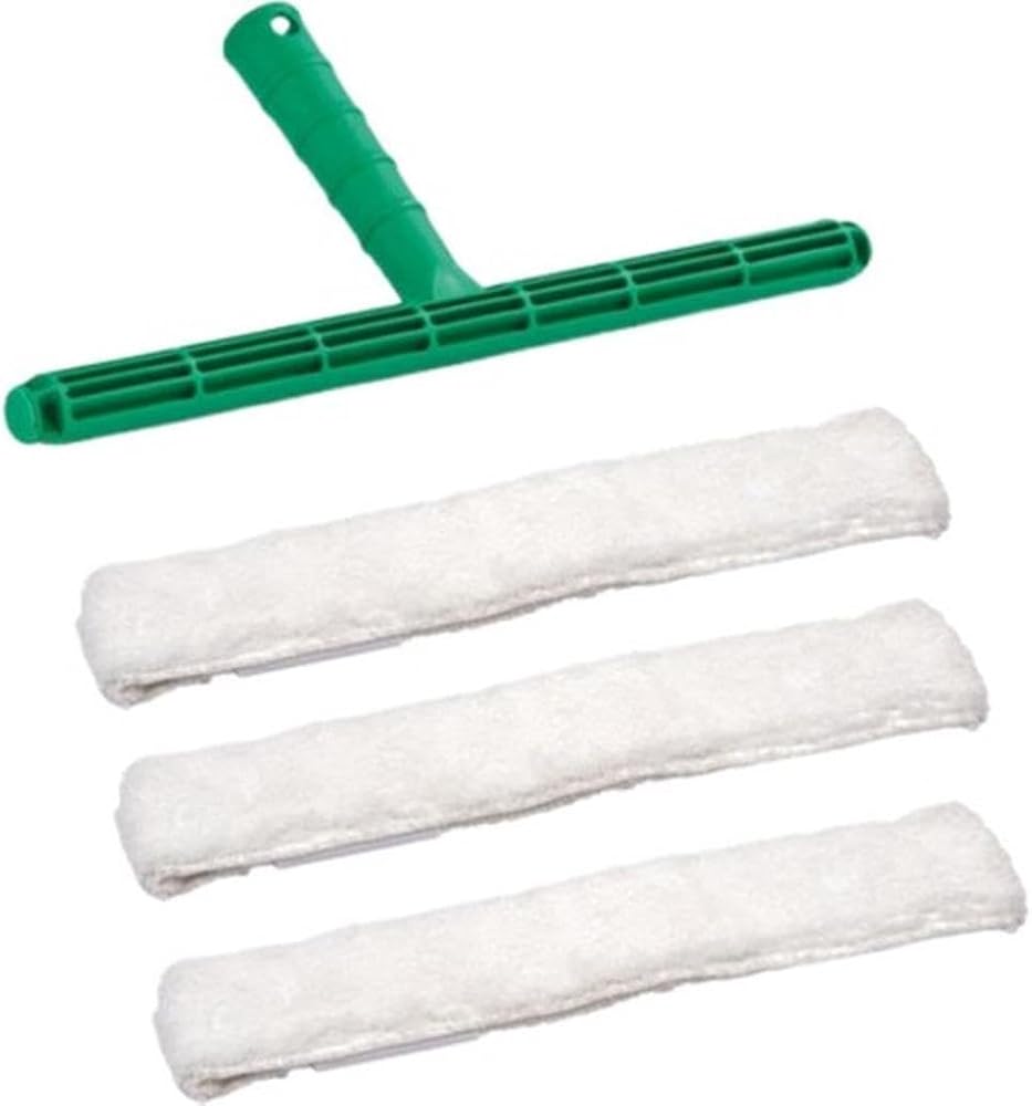3 Adet Mikrofiber Cam Silme Peluşu Köpürtme Bezi 1 Adet Cam Peluş Aparatı 35 cm