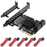 pci-e x16 sata controller erwendung des JMS585 Chips Unterstützt 5 SATA Full Speed wodurch diese Karte stabiler und kompatibler wird.