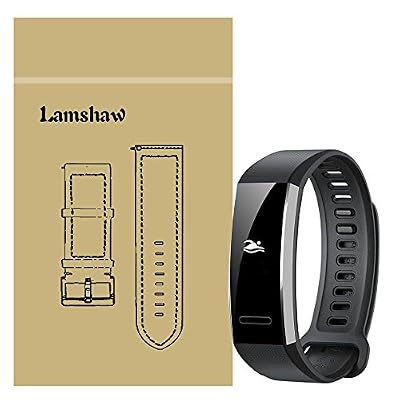 Ceston Silicone Classique Bracelet De Remplacement Pour Huawei Band 2 Pro (Noir)