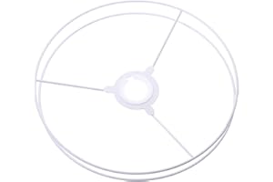 OSALADI Set 2 Anelli Paralume in Metallo 9.8 Pollici Telaio Paralume Fai-Da-Te Per Lampada Da Tavolo Stile Vintage E Moderno Per Soggiorno E Camera Da Letto