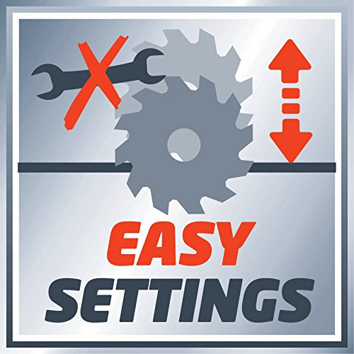 Einhell Handkreissäge TE-CS 190 Kit (1500 W, max. 66 mm, SägeblattØ 190 mm, 24 Zähne; LED-Sägestellenbeleuchtung, Absaugadapter, Führungsschiene) - 9