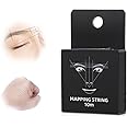 MAYCREATE® Mapping String Eyebrow Tattoo Pre-Coated Ink Mapping String for Microblading Eyebrow Mapping Eyebrow Tattoo,Mapping Tool for Eyebro
