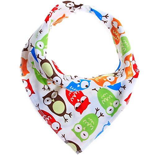 Labebe – Baby Dreieckstuch Lätzchen Spucktuch 10er Pack mit süßen Motiven aus 100% Baumwolle - 5