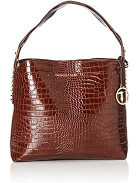Trussardi Jeans Aspen tote + pochette brown