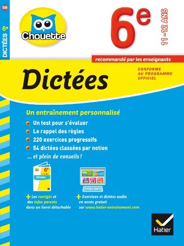 Download Dictées 6e: cahier de révision et d'entraînement Download Dictées 6e: cahier de révision et d'entraînement