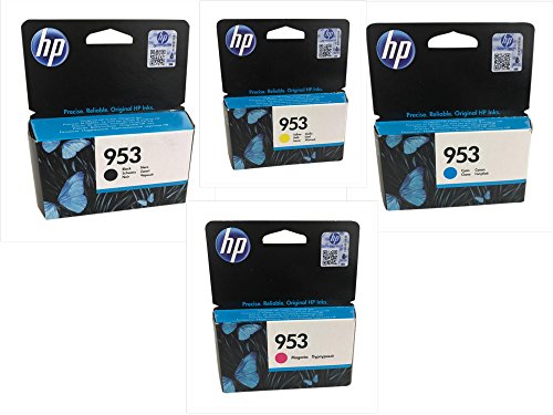 Original Druckerpatronen für HP OfficeJet Pro 8210/ 8218/ 8710/ 8715/ 8718/ 8719/ 8720/ 8725/ 8730/ 8740, OfficeJet 7740 Wide Format inkl. Kugelschreiber (multipack)