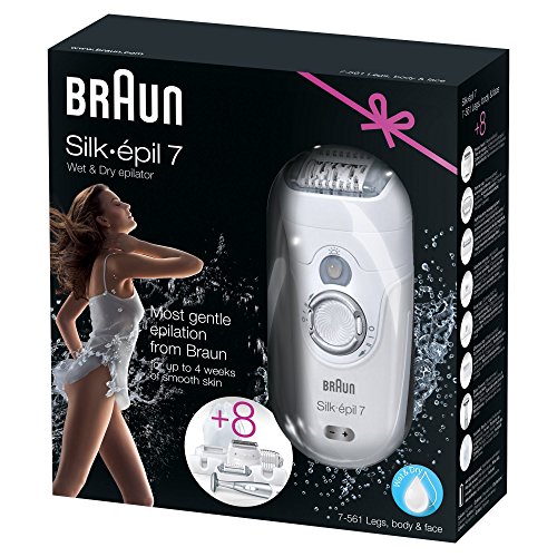 Braun Silk-épil 7 7-561 kabelloser Wet & Dry Epilierer/Epilation mit 8 Extras inklusive Bikinitrimmer - 6