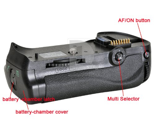 Pixtic - Poign  e batterie grip Poign   d   alimentation  battery grip compatible MB-D10 pour Nikon D300 D300S D700