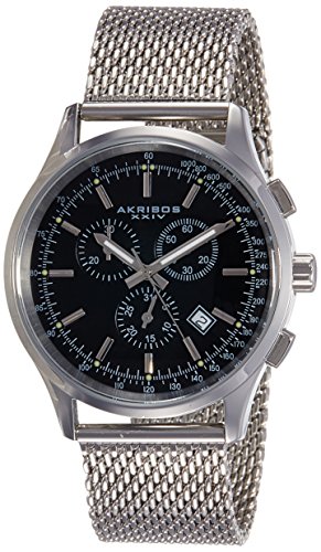 Akribos XXIV Herren-Armbanduhr Ultimate Analog Quarz AK625SSB Akribos XXIV Herren-Armbanduhr Ultimate Analog Quarz AK625SSB