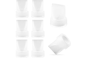 PEUTIER 8 Sztuk Zawory Dziobowe, Silikonowe Przytulne Czesci Zamienne do Laktatora Karmienie Piersia Akcesoria Kompatybilne z Momcozy Pompami M5/V1/V2, Bez BPA