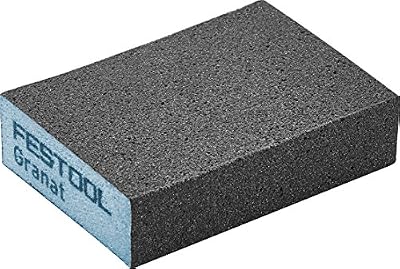 Festool ponçage Bloc Grenat 69 x 98 x 26 mm, grain 36, Lot de 6, 101126270