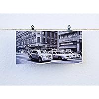 Postkarte XXL Panorama NewYork Fotografie Taxi Amerika Großstadt