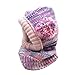 Kauftree Baby Kinder Schlupfmütze Schalmütze Strickmütze Sturmhaube Mütze Winter Mädchen (L 54-56cm)