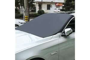 CHUANGOU Pare Soleil Voiture Pare Brise Avant，Protege Pare Brise Givre，pour Plupart des Véhicules Repliable.