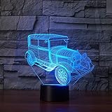 Lasergravur Acrylstück nur 5mm Dicke, aber magische 3D-Beleuchtung, bequem und nützlich, einfach zu bedienen, Geeignet für Tischlampe, Nachttischlampe, geeignet für Babyzimmer, Flur usw.