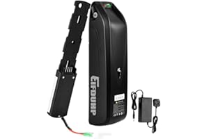 EIFDUHP 36V Ebike Battery 10AH, Electric Bike Battery Pack Lithium-ion with Charger Baseplate for 750W 500W 350W 250W 200W Bicycle Motor
