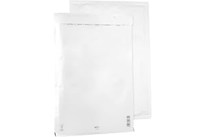 Lot de 10 enveloppes à bulles - Enveloppes d'expédition - Bantex - K20 (370 x 480 mm) - 20/K - Avec fermeture autocollante - Blanc