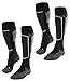 Produktbild FALKE Herren SK2 Skisocken Skistrümpfe Advanced Skiing 16522 2 Paar, Farbe:Schwarz;Sockengröße:42-43;Artikel:16522-3010 black-mix