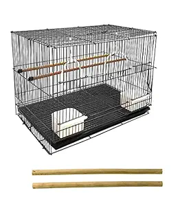JAINSONS PET PRODUCTS? 24 Inch Bird Cage Best for Lovebird/Pet, Parrot, Parakeet, Budgie, Cockatiel Cage Hammock Large Bird Cage (Size:23.5