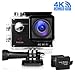 Produktbild Victure Action Cam 4K WiFi Kamera Unterwasser Kamera 16MP Ultra HD Sport Camera Helmkamera Wasserdicht für Motorrad Fahrrad Reiten mit 2 Verbesserten Batterien und Kostenlose Zubehör Kits