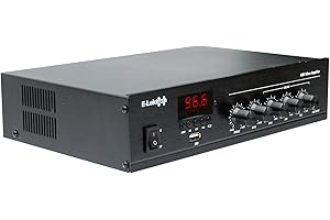 E-Lektron PA-TRON45 ELA Mono Mischverstärker 45W für Beschallung-Anlage | USB | Bluetooth | FM-Radio