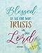 Produktbild Blessed is the one who trusts in the Lord: Bible Verse Bullet Journal Dot Grid l Notebook (8" x 10") Large 8mm x 8mm Matrix