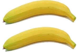 Ogquaton Künstliche Bananen Home Dekorative Gefälschte Obst Bananen Form 2 Stück Robust und kostengünstig