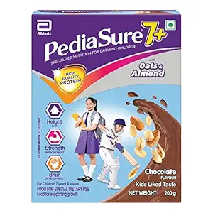 Pediasure 7+ Specialized Nutrition Drink Powder for Growing Children Chocolate Flavour 200 gm