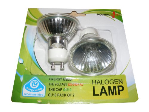 Preisvergleich Produktbild Halogen-Lampen, 35 W, GU10, 220-240 V, Wechselstrom, 2 Stück