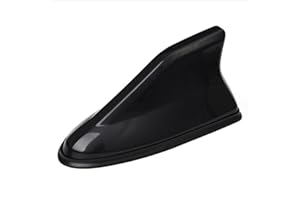 LYYFCB Antenne Requin Voiture pour Peugeot 206 307 308 407 207 208 406 508 2008 3008 2000-2024 2025, Signal Amélioré Étanche et Anti-poussière Voiture Accessoires,Black