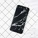 Produktbild Laughg Granit-Stein-Marmor Textur-Muster-Fall für iPhone XS Max XR XS 6 6S 7 8 Plus X dünne weiche IMD-Telefon-Kästen Abdeckung Coque, Schwarz, für iPhone XR