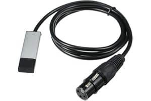 Sisthirth USB DMX Interface Dongle/Adapter LED DMX512 per PC Stage Lighting Controller dimmer (tipo USB a DMX Interface Adapter)