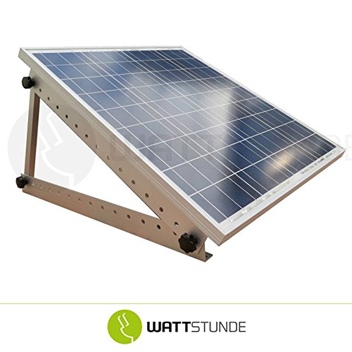 WATTSTUNDE® Solarmodul Aluminium Halterungen Befestigung Wandhalterung - 2