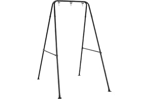 SELFLA Soporte Plegable para Hamaca, Soporte portátil para Silla de Hamaca, Solo Tubo, Marco Plegable Resistente para Interior o Exterior, fácil de Montar y almacenar (Silla de Hamaca no incluida)