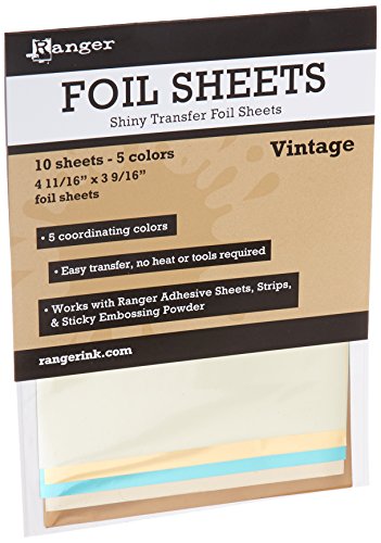 Preisvergleich Produktbild Vintage Foil Sheets (10 Sheets