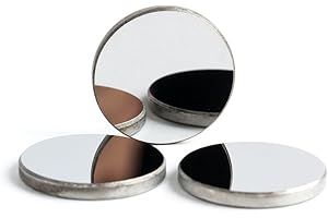 Cloudray 3 szt. CO2 Laser Mo Mirror Molibden Reflector Mirror CO2 Laser Mirrors Lens Dia 19,05 mm (0,75 cala) Thk 3 mm (0,12") do głowicy laserowej CO2