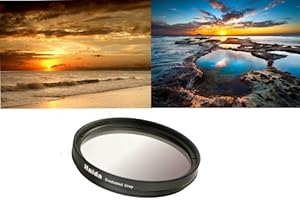 PROFOX / HAIDA Graduated Filter for Digital Cameras 49 mm Filter Diameter Grey