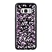 Produktbild Galaxy S8 Hülle, Asnlove Premium 3D Transparent Silikon Case Hülle Bling Diamond Sequins Hülle Tasche Handyhülle Glitter Glitzer Sparkle Schale Etui Tasche Case Cover für Samsung Galaxy S8, Lila