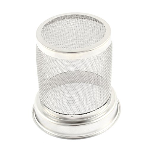Edelstahl Kettle Teeblatt Gewürz Netz Infuser Filter Sieb Silber Ton - 2