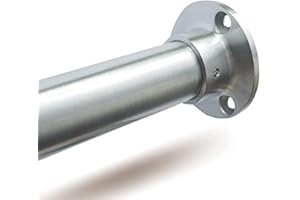 Pauli Edelstahldesign - Edelstahl Garderobenstange Kleiderstange 33,7 mm aus V2A - Länge: 100 cm