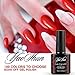 Yaoshun Top Coat Base Gel Nail Polish UV LED Soak Off Clear Color Lacquer Shiny Finish Varnish 10ML 2PCS (T+B)