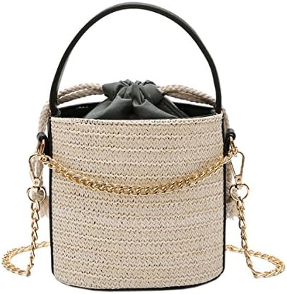 HopeEye Womens Fashion trends straw Women's Handbags(dcbb16-2-Brown)