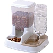 Distributeur Nourriture + Eau Chat 2 En 1 - Fontaine Et Gamelle Automatique Sans électricité - Grande Capacité - 11