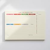 Fark Tanıtım Tarihsiz A4 Haftalık Masa Planlayıcı &ndash; 80 Yaprak | 110gr. Ivory | Minimal Tasarım | Ofis & Ev İ&ccedil;in Haftalık Taki
