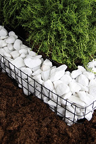 Pflanzschale / Blumenschale Gitter Steinkorb Herz bellissa 37x34x4cm - 2