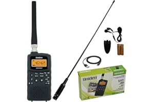Uniden Bearcat EZ133XLT Handheld Airband Radio. Scanning, Digital Display shows Frequencies. Airband, Marine, FM, AM, Ham Radio. Inc Batteries, Earphone. High Sensitivity 78MHz to 512MHz, with gaps