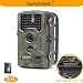 Produktbild Laserbeak Jagd Kamera 2.4 Zoll LCD 12 MP 1080P HD 120 Grad PIR Objektiv IP56 imprägniern das 20m, das 46pcs IR LED für Nachtsicht Jagd Tier Monitor schützt, schützen Überwachungskamera mit 8G TF Karte